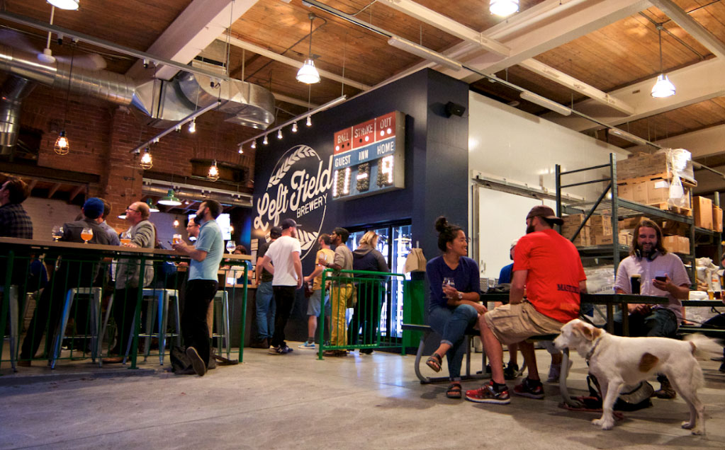 dog-friendly brewery Left Field