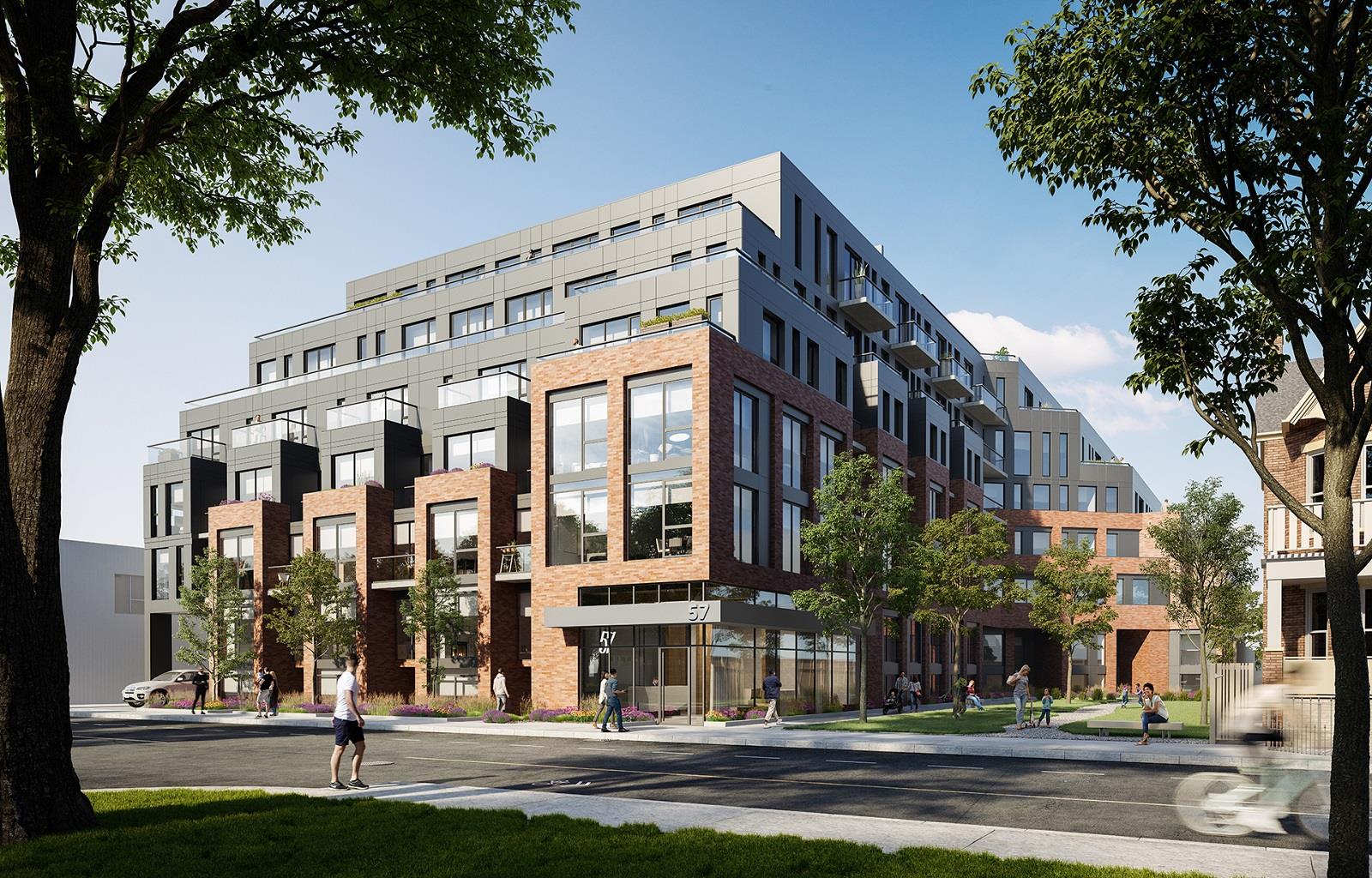 Brock condos exterior view