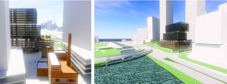 east harbour toronto rendering of soap factory redesign